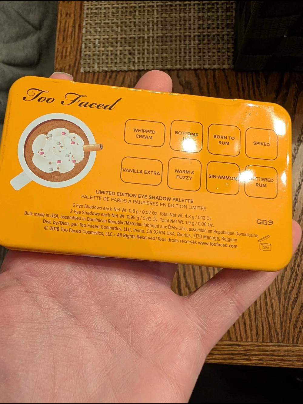 Too Faced Hot Buttered Rum Eyeshadow Palette